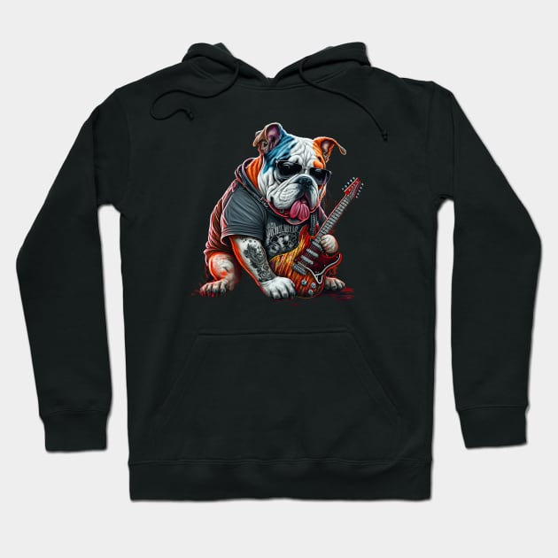 Bulldog Rocker Hoodie by JayD World